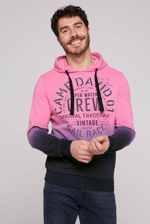 CAMP DAVID Mikina s kapuci, barevným přechodem a artworkem loga - pink punch / blue navy, Růžová punč / modrá námořnická
CAMP DAVID Mikina s kapuci, barevným přechodem a artworkem loga - pink punch / blue navy, Růžová punč / modrá námořnická