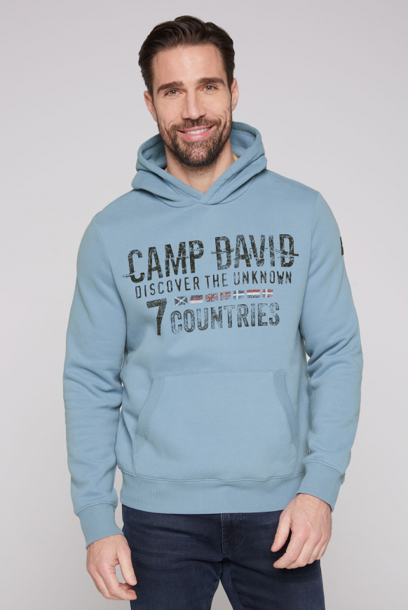 CAMP DAVID Mikina kapuci ze směsi teplakoviny a výšivkami - new blue, Modrý
CAMP DAVID Mikina kapuci ze směsi teplakoviny a výšivkami - new blue, Modrý