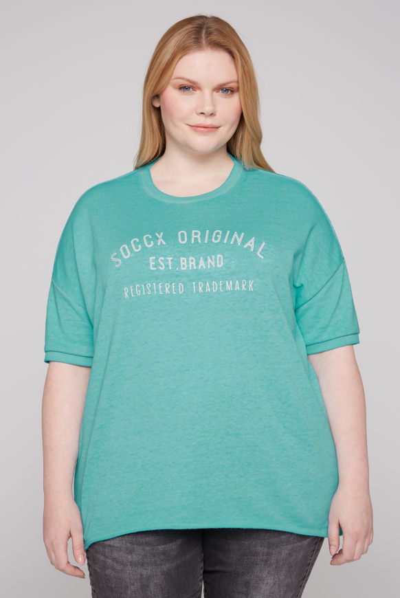 SOCCX Mikina s kratkými rukavy a retro logem - lagoon blue, Lagunová modrá
SOCCX Mikina s kratkými rukavy a retro logem - lagoon blue, Lagunová modrá