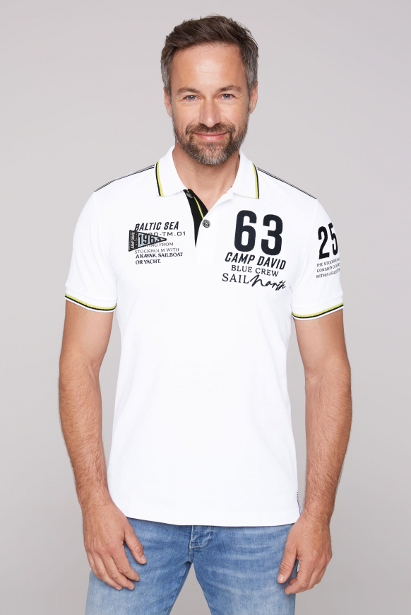 CAMP DAVID Polo tričko s kratkým rukavem a artworky loga - opticwhite, Optická bílá
CAMP DAVID Polo tričko s kratkým rukavem a artworky loga - opticwhite, Optická bílá