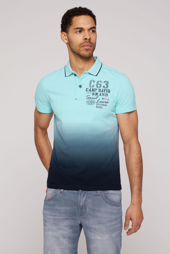 CAMP DAVID Polo tričko z pike s barevným přechodem a artworky loga - coast blue / blue navy, Pobřežní modrá / modrá námořnická
CAMP DAVID Polo tričko z pike s barevným přechodem a artworky loga - coast blue / blue navy, Pobřežní modrá / modrá námořnická