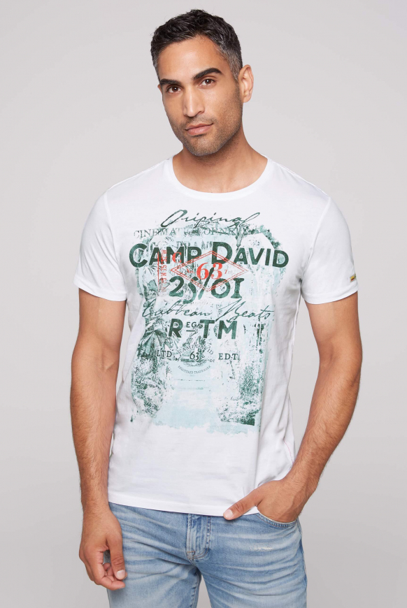 CAMP DAVID Tričko s kulatým výstřihem a foto potiskem - opticwhite, Bílý
CAMP DAVID Tričko s kulatým výstřihem a foto potiskem - opticwhite, Bílý