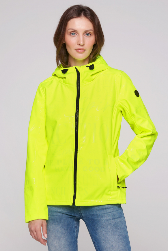 SOCCX Softshellova bunda kapuci a lesklými potisky - yellow lime, Žlutý
SOCCX Softshellova bunda kapuci a lesklými potisky - yellow lime, Žlutý