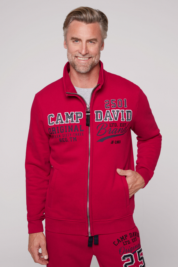CAMP DAVID Mikina s artworkem v retro stylu - royal red, Královská červená
CAMP DAVID Mikina s artworkem v retro stylu - royal red, Královská červená