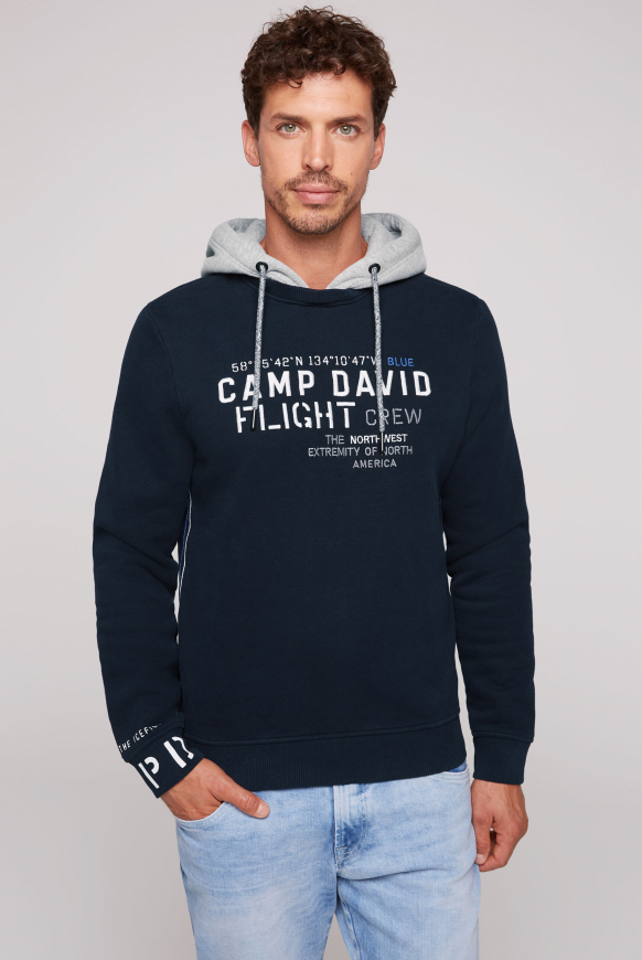CAMP DAVID Mikina kontrastni kapuci a výšivkami loga - blue navy, Modré námořnictvo
CAMP DAVID Mikina kontrastni kapuci a výšivkami loga - blue navy, Modré námořnictvo
