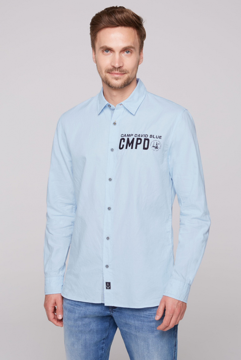 CAMP DAVID Košile oxford dlouhým rukavem a výšivkami loga - summer blue, Letní modrá
CAMP DAVID Košile oxford dlouhým rukavem a výšivkami loga - summer blue, Letní modrá