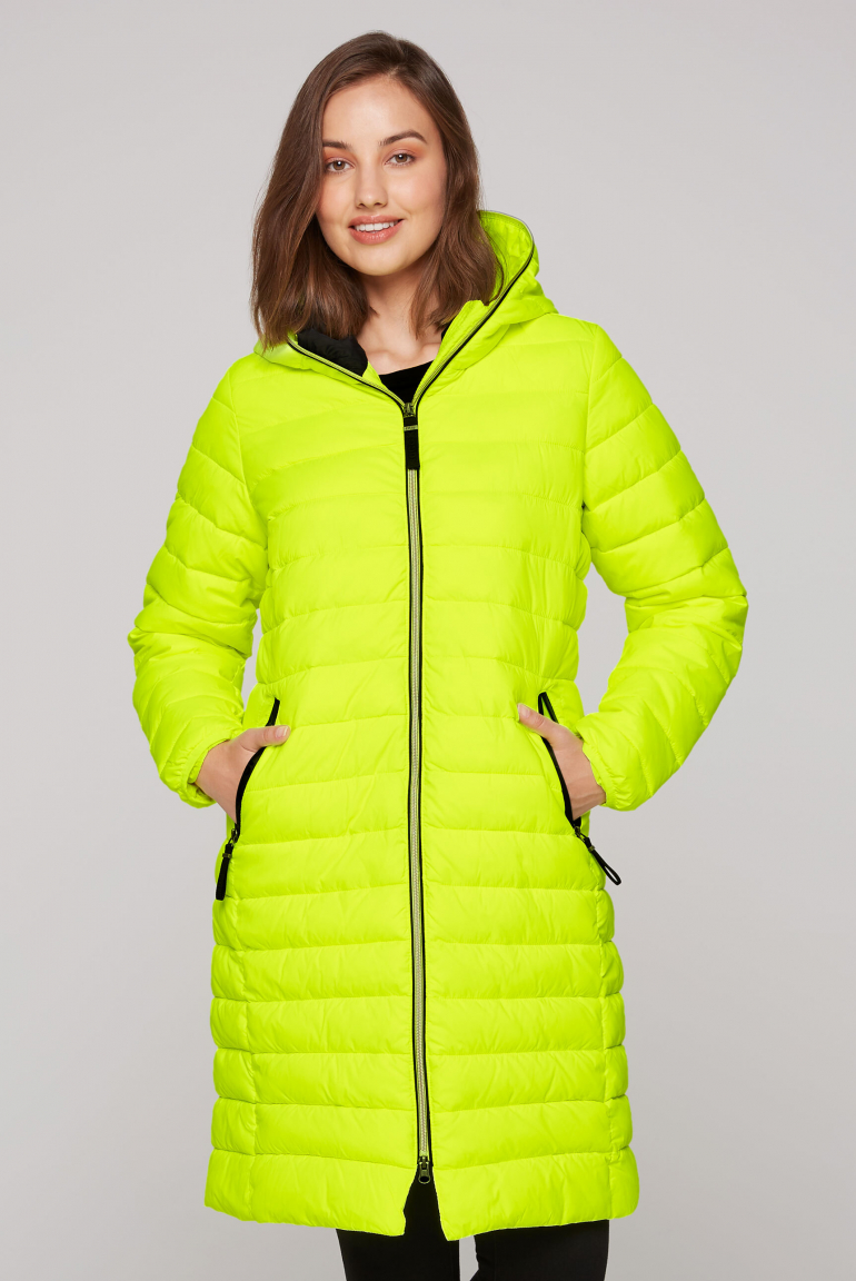 SOCCX Prošivana parka s kapuci a potiskem na zadech - yellow lime, Žlutá limetka
SOCCX Prošivana parka s kapuci a potiskem na zadech - yellow lime, Žlutá limetka