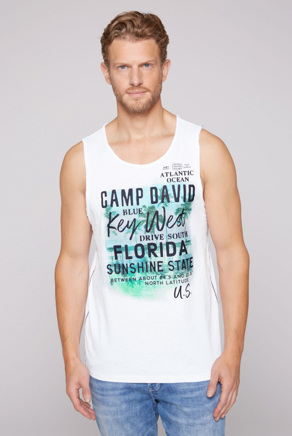 

CAMP DAVID Natělnik s foto potiskem - opticwhite, Optická bílá
