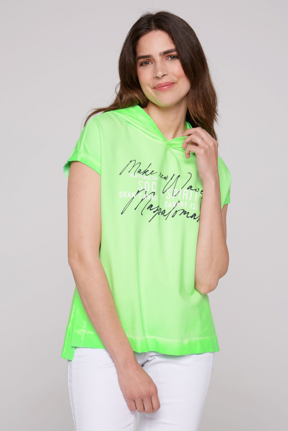 

SOCCX Mikina bez rukavů s kapuci a potisky - fresh lime, Čerstvá limetka