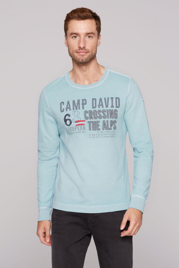 

CAMP DAVID Mikina s logem - fresh breeze, Čerstvý vánek