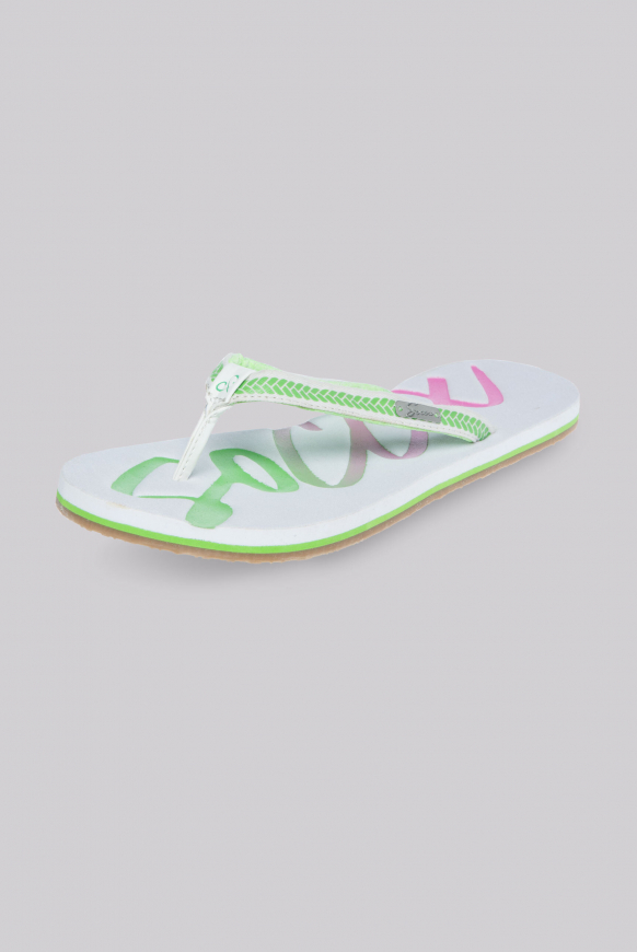 

SOCCX Žabky s textilnim paskem a 3D logem - white, Bílý