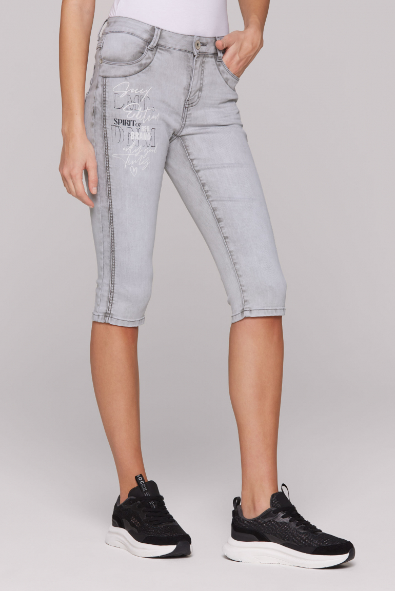 Capri džíny CH:AR Comfort Fit 