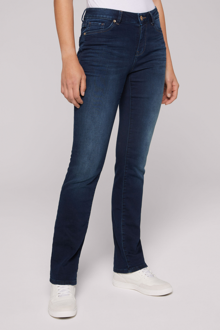 Džíny RO:MY z materiálu jogg denim 