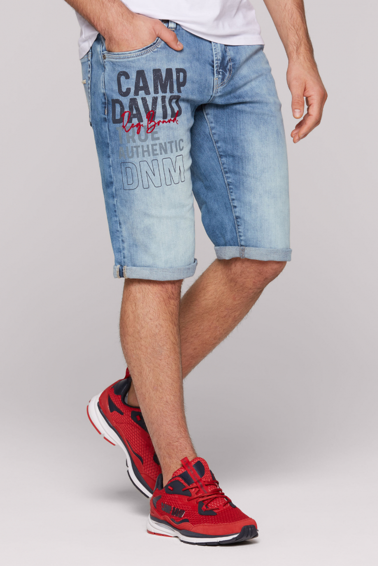 Džínové kraťasy RO:BI Slim Fit 