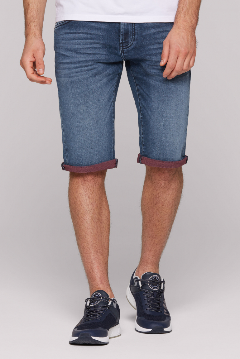 Džínové kraťasy RO:BI Slim Fit 