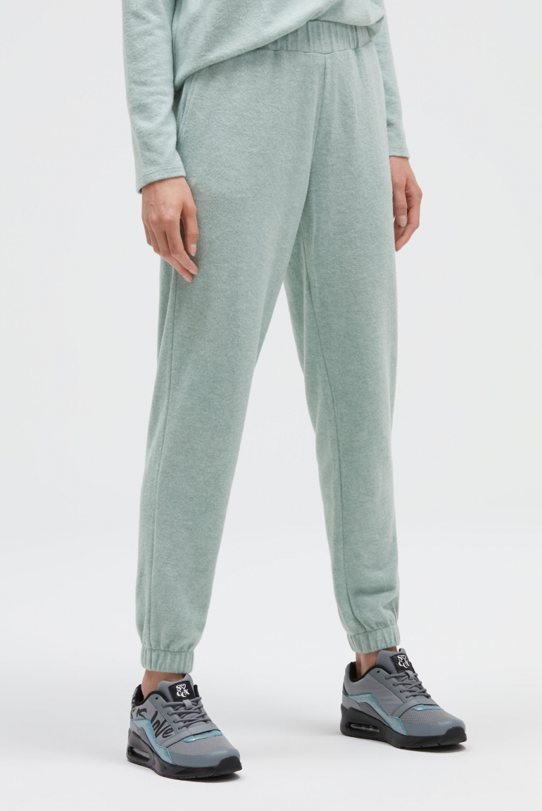 Tepláky z flaušového úpletu 