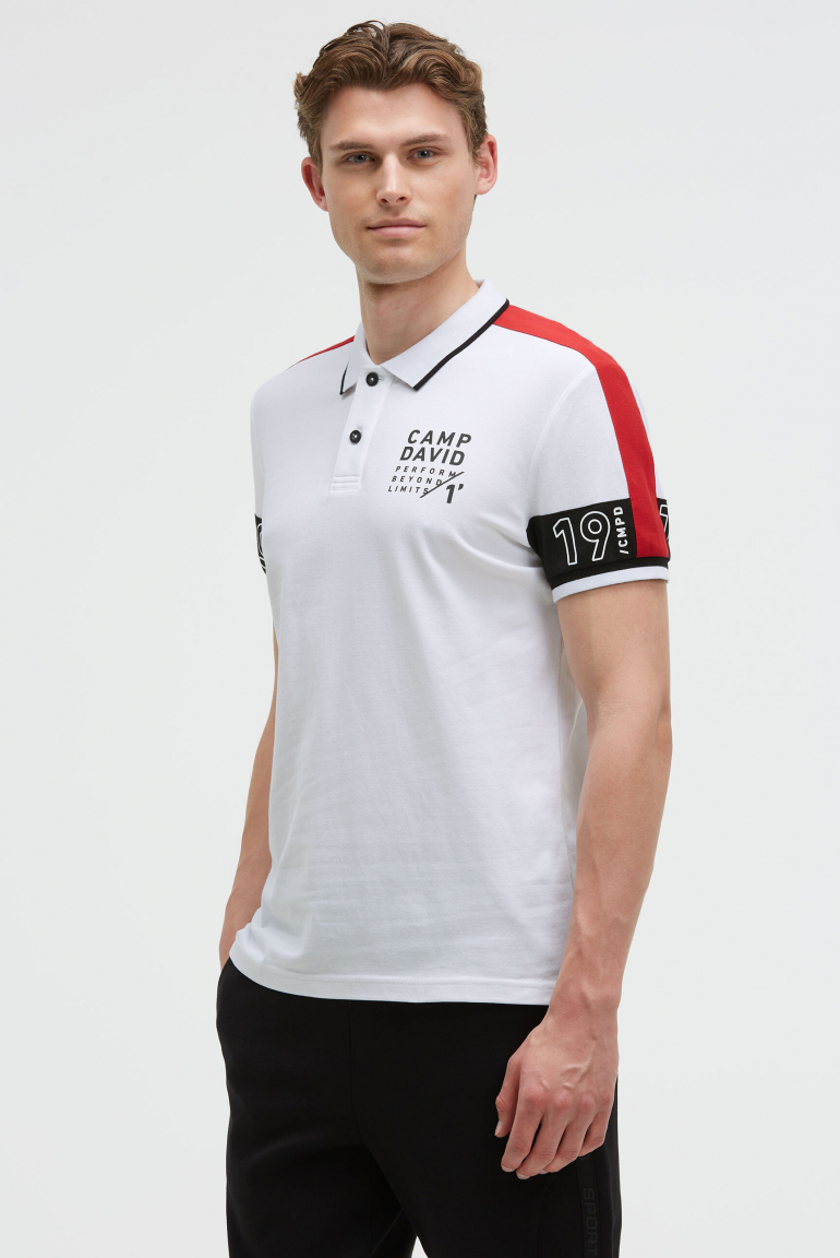 Piké polo s barevnými bloky 