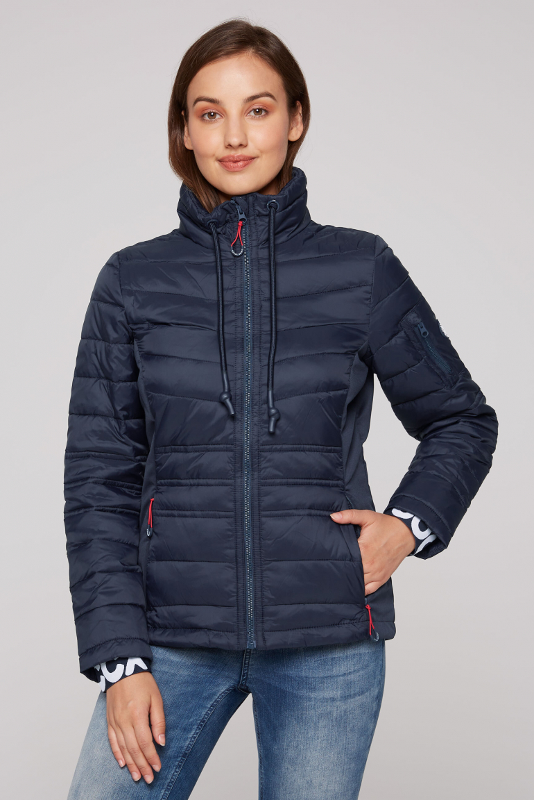 

SOCCX Prošivana bunda v lyžařskem stylu - blue navy, Modré námořnictvo