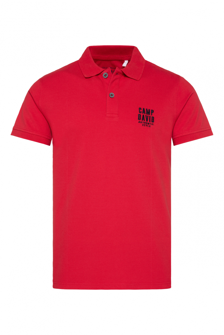Basic polo tričko z piké s výšivkou loga 