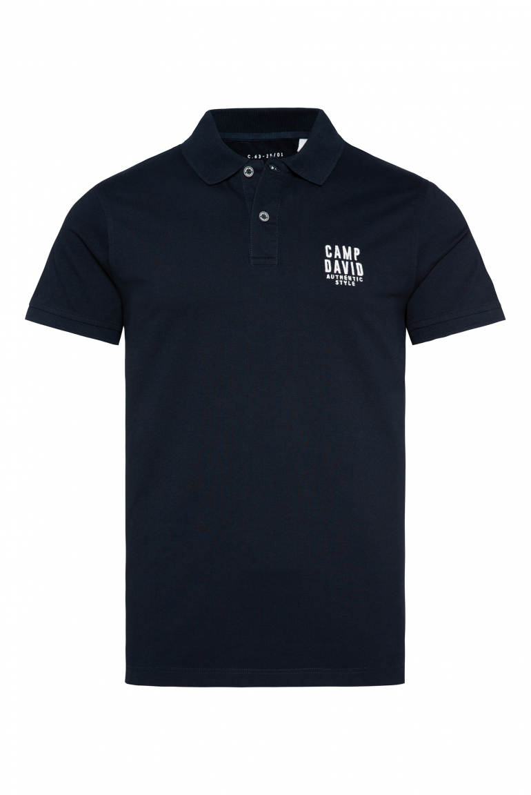 Basic polo tričko z piké s výšivkou loga 