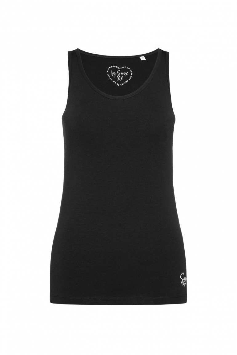 Basic top s mini potiskem loga 