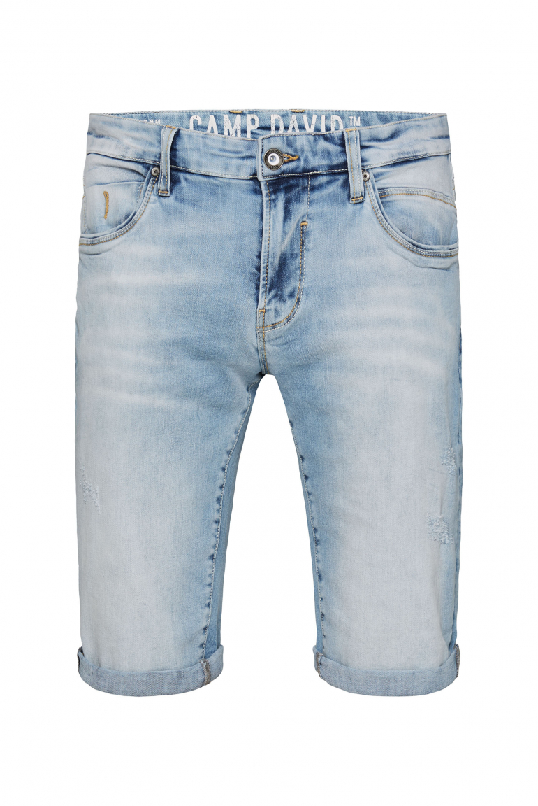 Džínové kraťasy RO:BI Slim Fit 