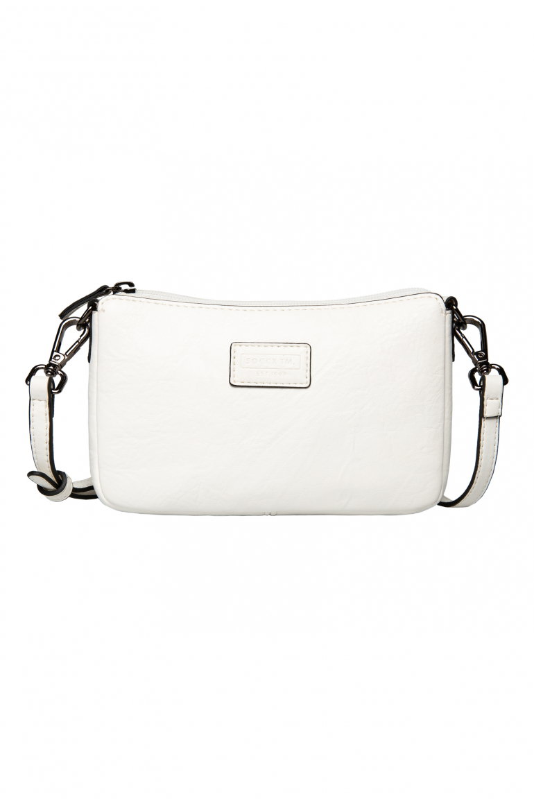 Malá crossbody taška se štítkem 