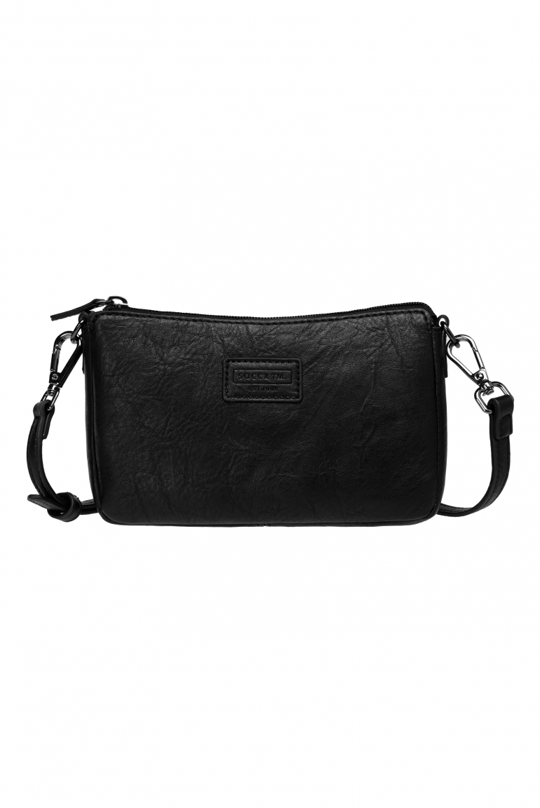 Malá crossbody taška se štítkem 