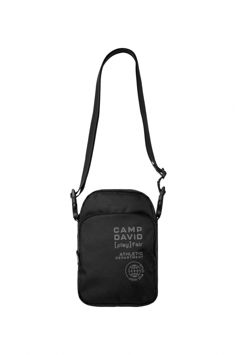 Lehká crossbody taška s foliovým potiskem 