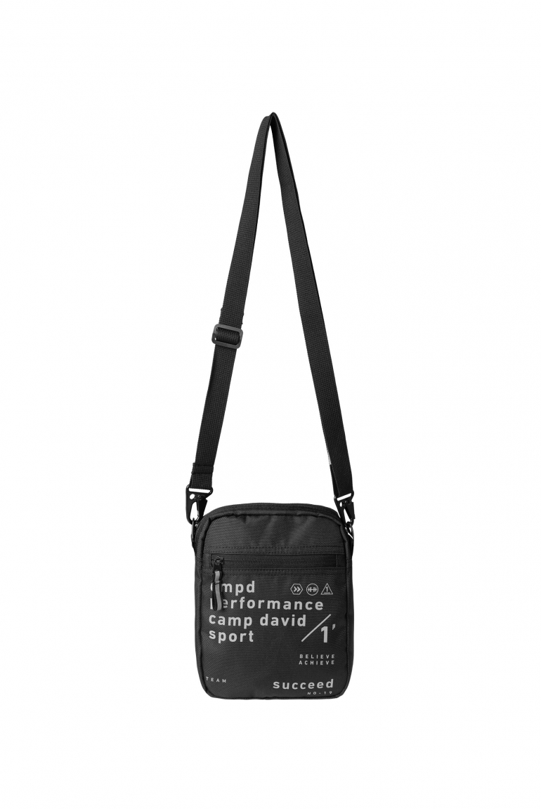 Lehká crossbody taška s reflexním potiskem 