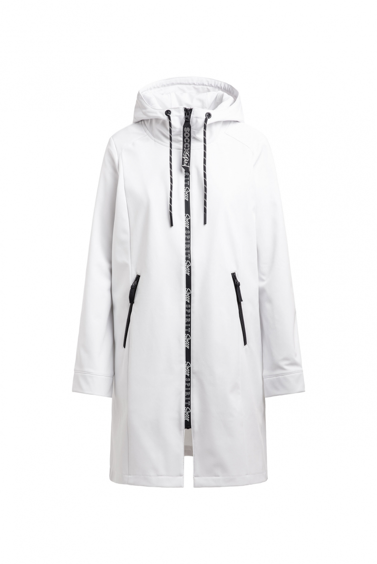 Softshellová parka s kapucí 