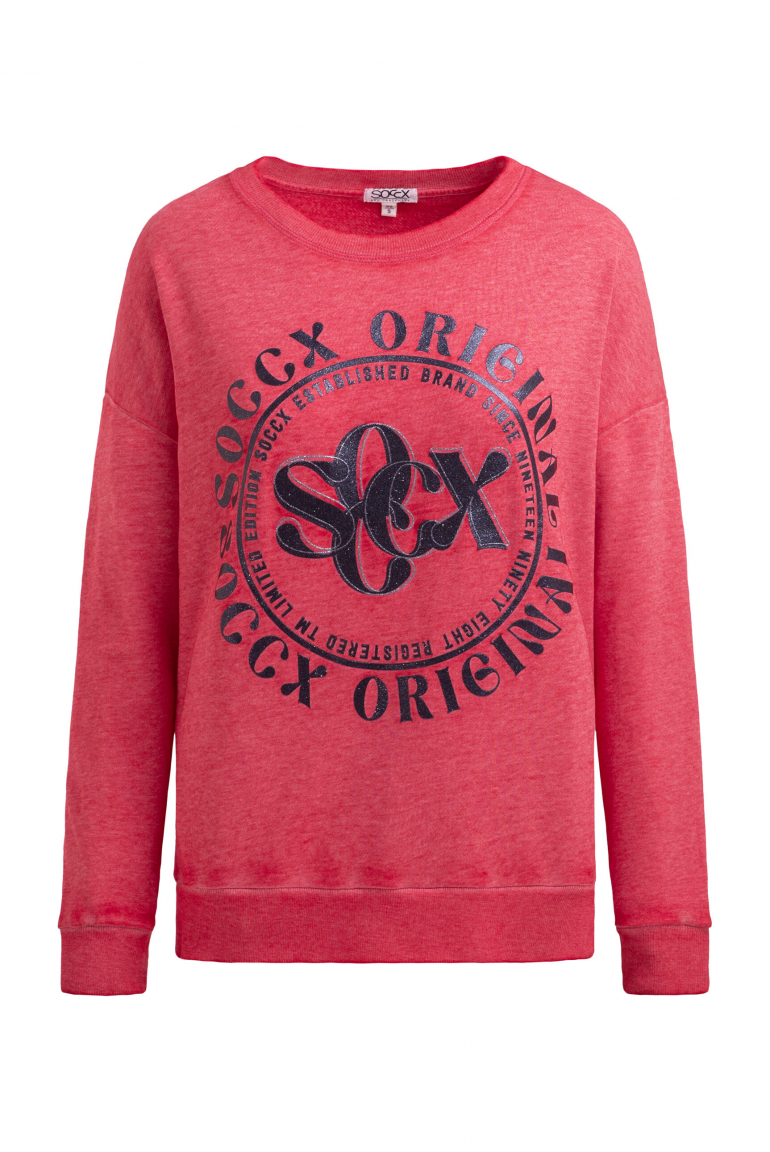 Mikina s třpytivým artworkem 