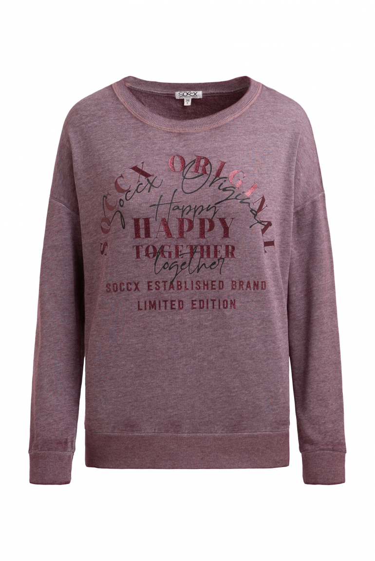 Mikina s třpytivým artworkem 