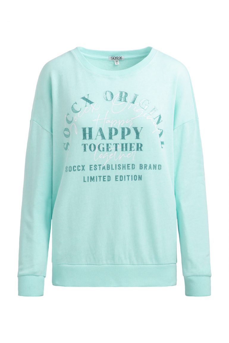 Mikina s třpytivým artworkem 