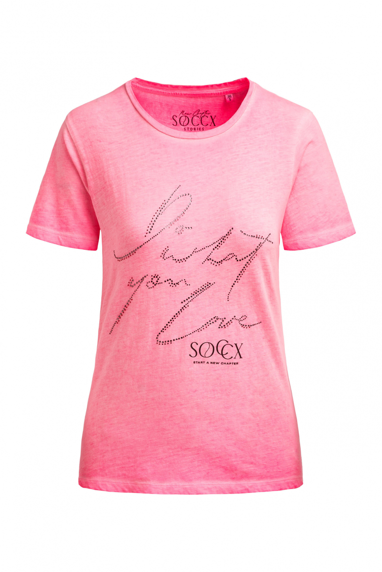 Tričko s kulatým výstřihem a artworkem 