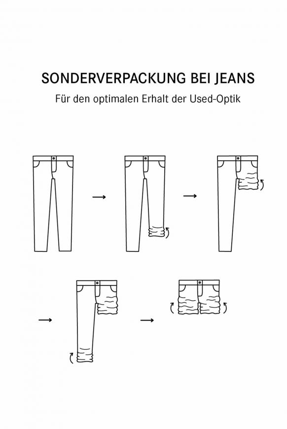 Strečové džíny RO:MY s rovnými nohavicemi