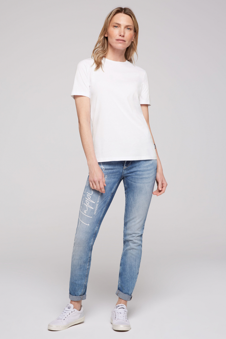 Basic tričko s kulatým výstřihem