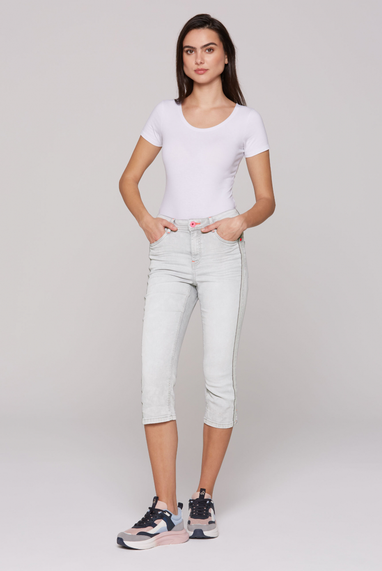 Capri džíny NO:RA Regular Fit