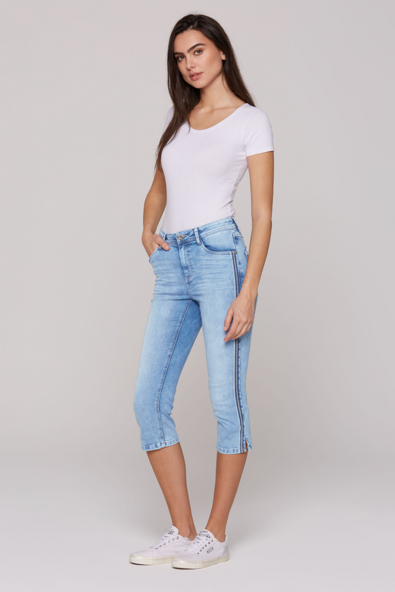 Capri džíny NO:RA Regular Fit