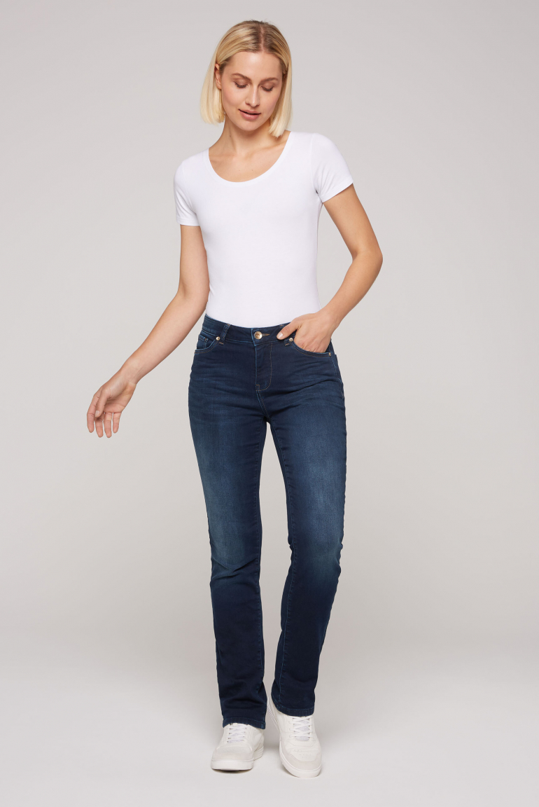 Džíny RO:MY z materiálu jogg denim