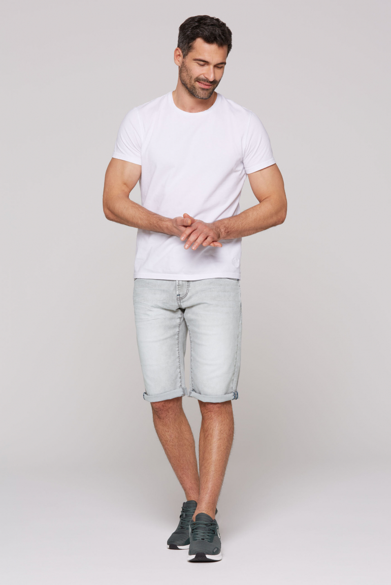 Džínové kraťasy RO:BI Slim Fit