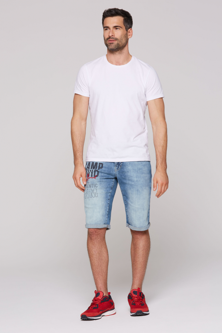 Džínové kraťasy RO:BI Slim Fit
