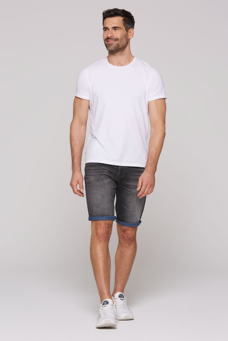 Džínové kraťasy RO:BI Slim Fit