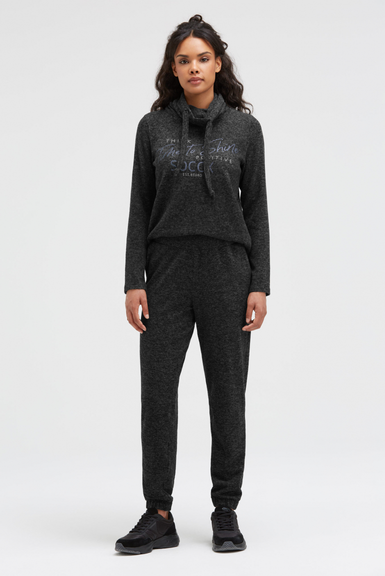 Tepláky z flaušového úpletu