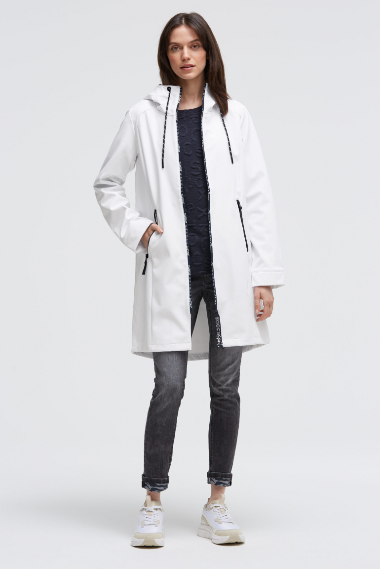 Softshellová parka s kapucí