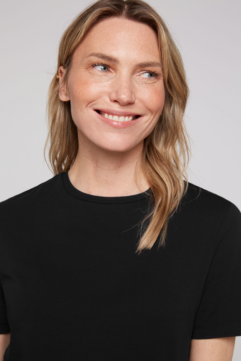 Basic tričko s kulatým výstřihem