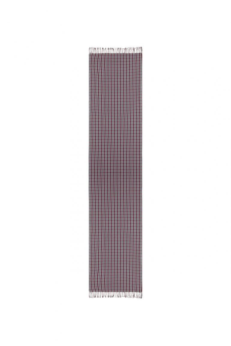Kostkovaná šála z jemné tkaniny