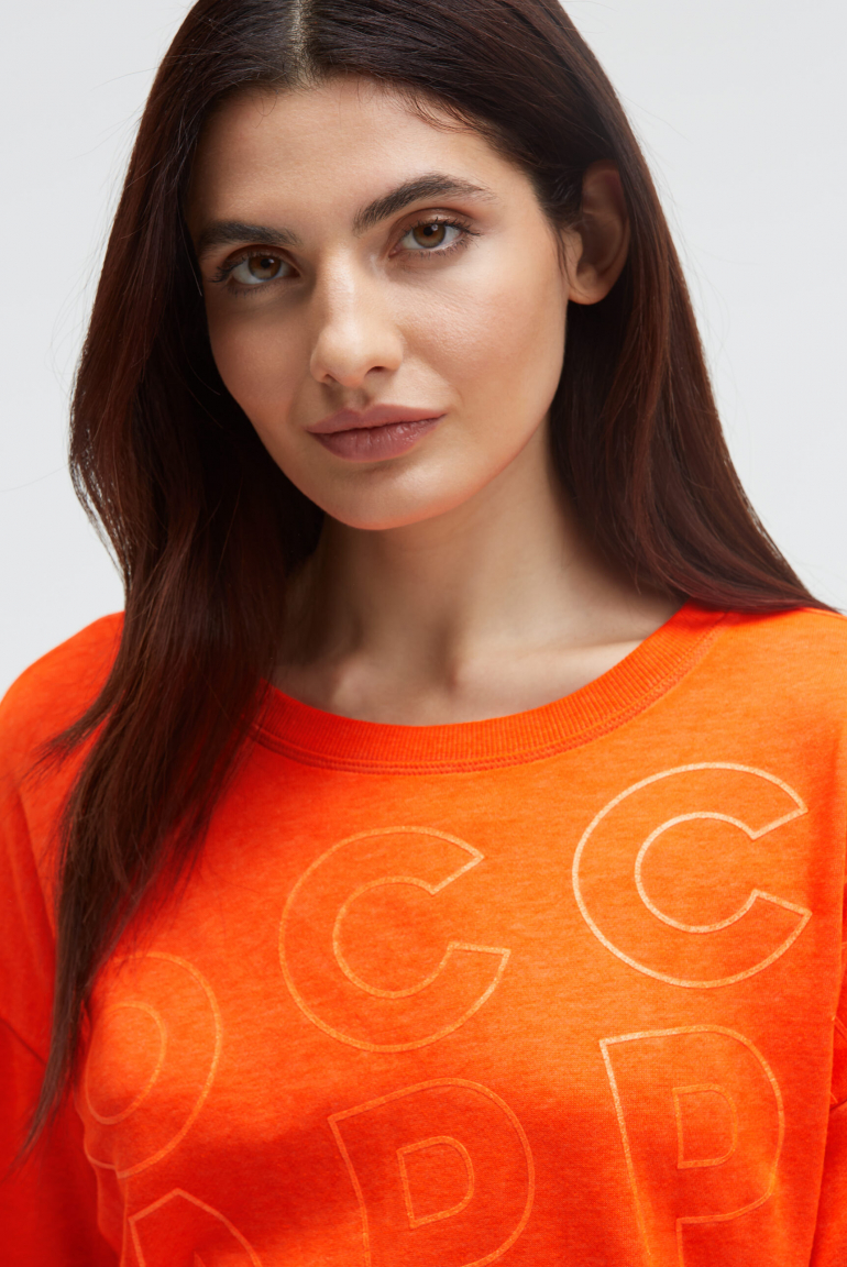 Mikina s třpytivým artworkem