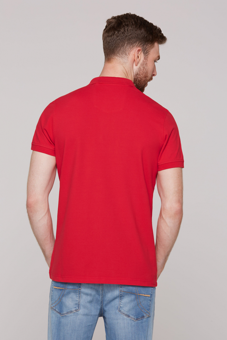 Basic polo tričko z piké s výšivkou loga