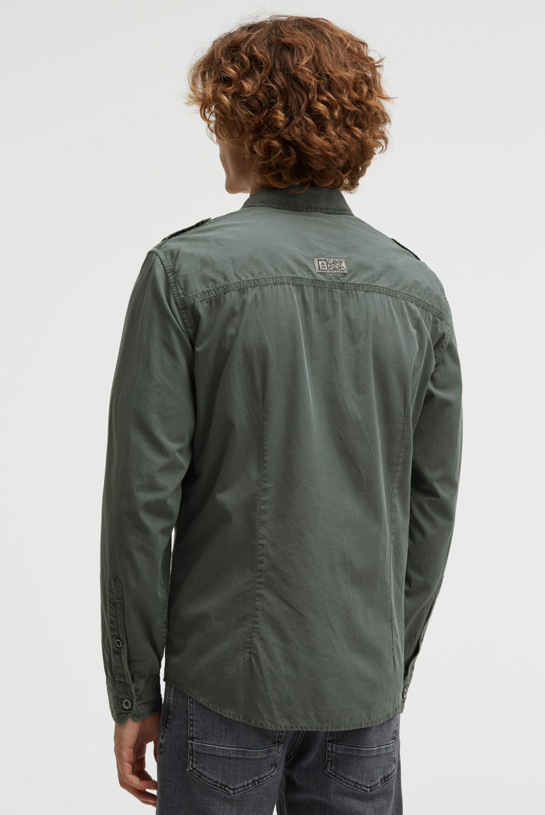 Kargo košile s dlouhým rukávem a artworky